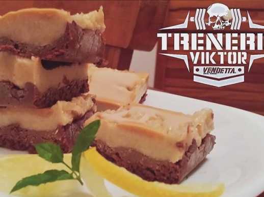 Vegansky, zdravy, raw cheesecake brownies!!!