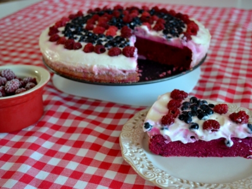 cviklov torta bez lepku a laktzy