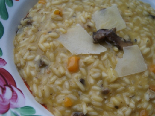 Hubovo-tekvicov risotto