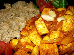 Tofu na mandliach